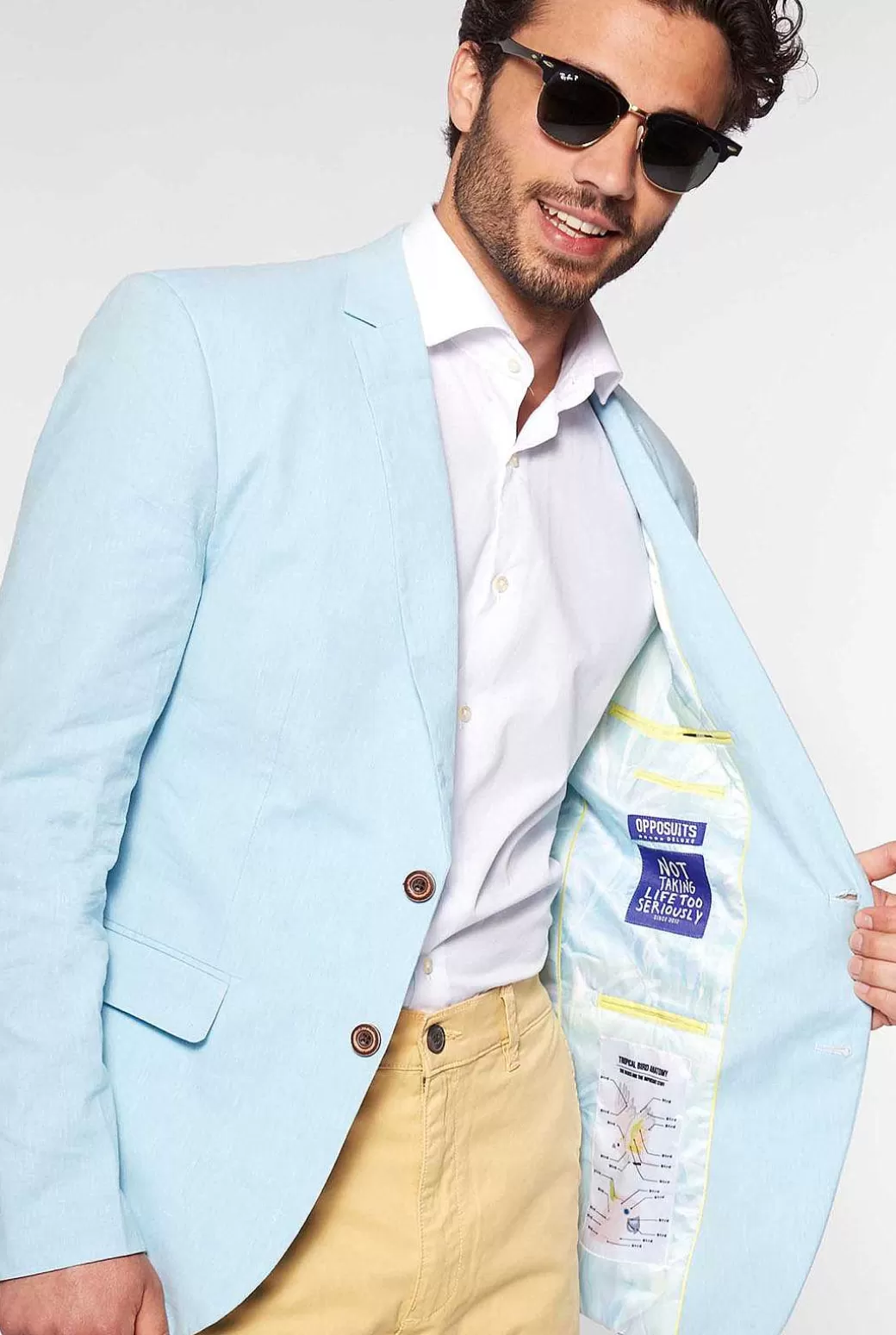 OppoSuits Zomer Blazers^Birdie-Soft Blue