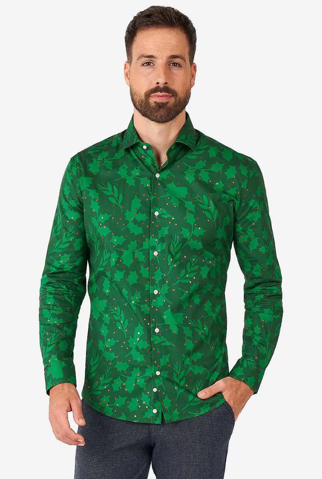 OppoSuits Casual Overhemden^Bright Berry