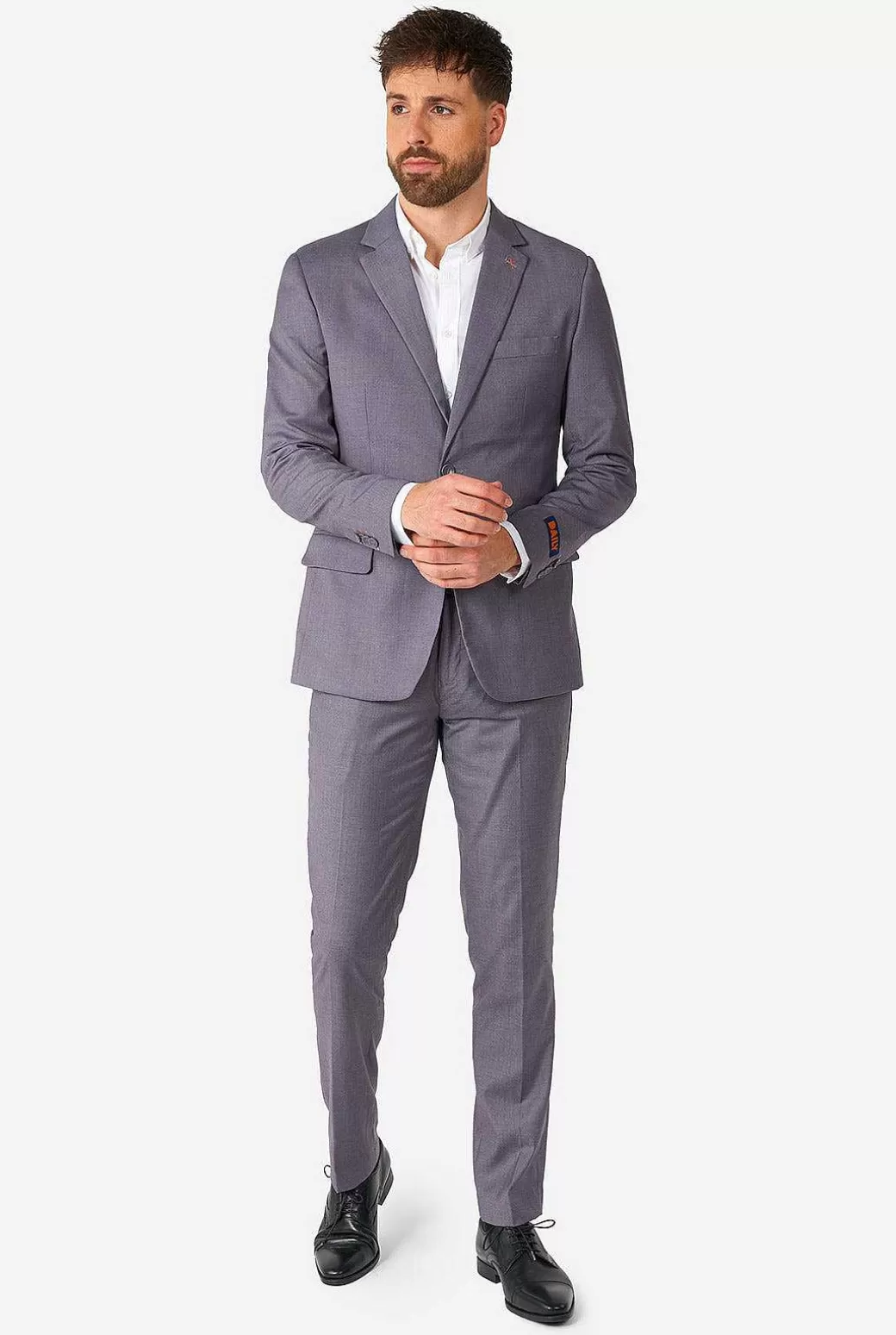 OppoSuits Effen Gekleurde Pakken^Daily Dark Grey