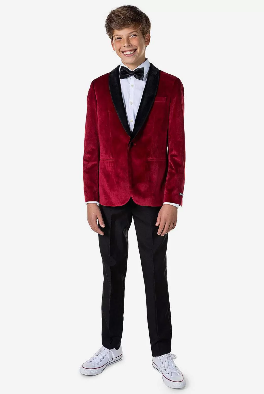 OppoSuits Blazers^Dinner Jacket-Burgundy