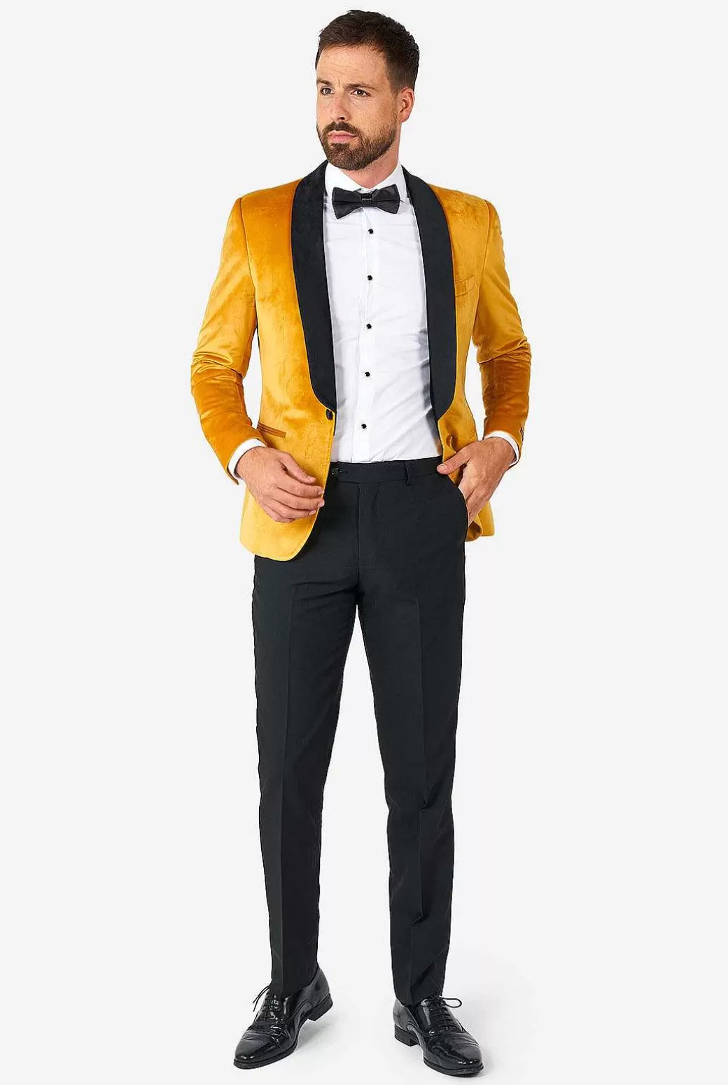 OppoSuits Kerst Blazers^Dinner Jacket-Gold