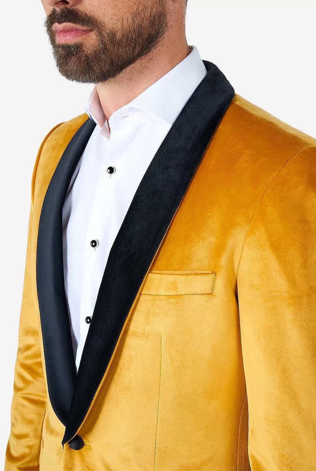 OppoSuits Kerst Blazers^Dinner Jacket-Gold