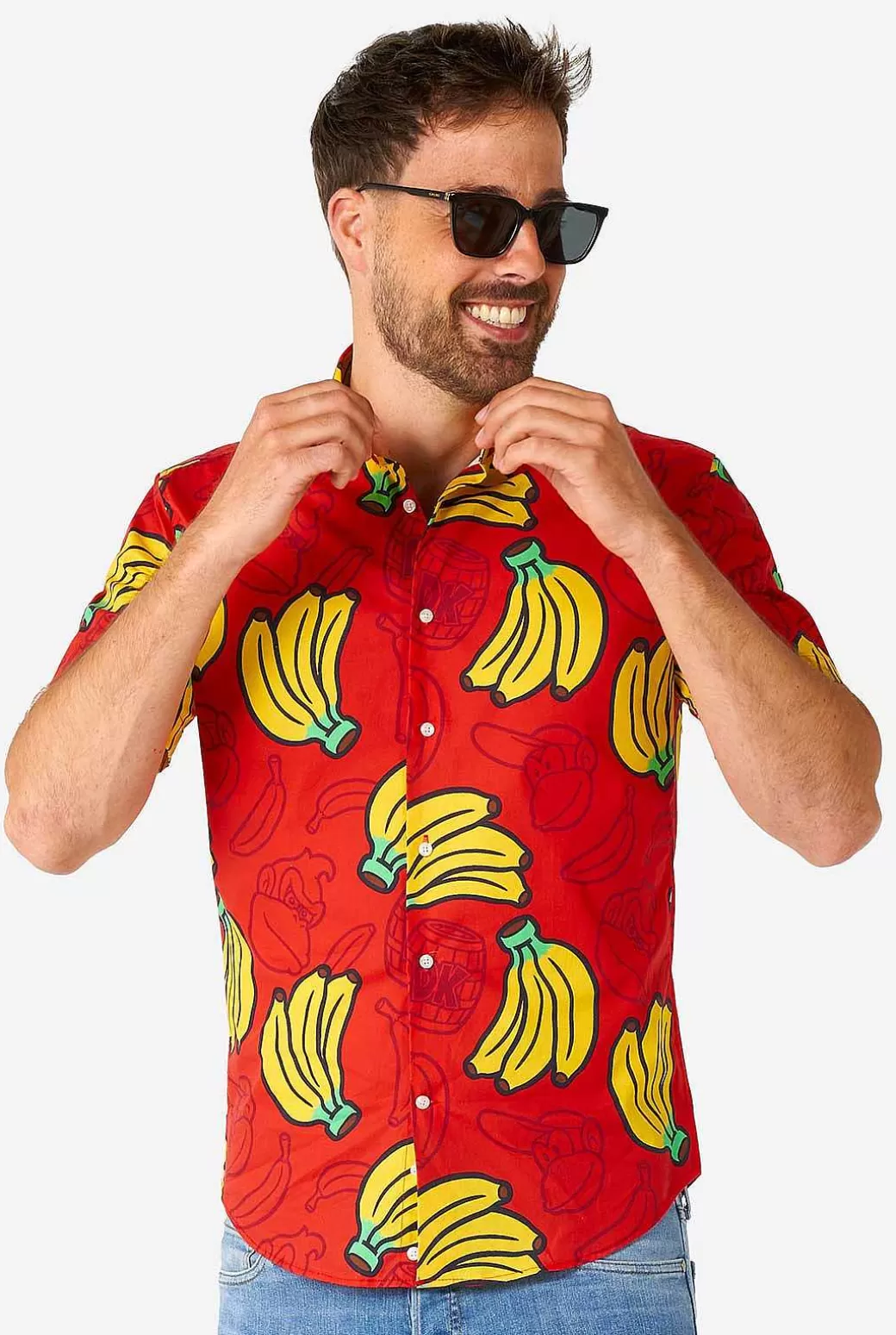 OppoSuits Zomer Overhemden^Donkey Kong