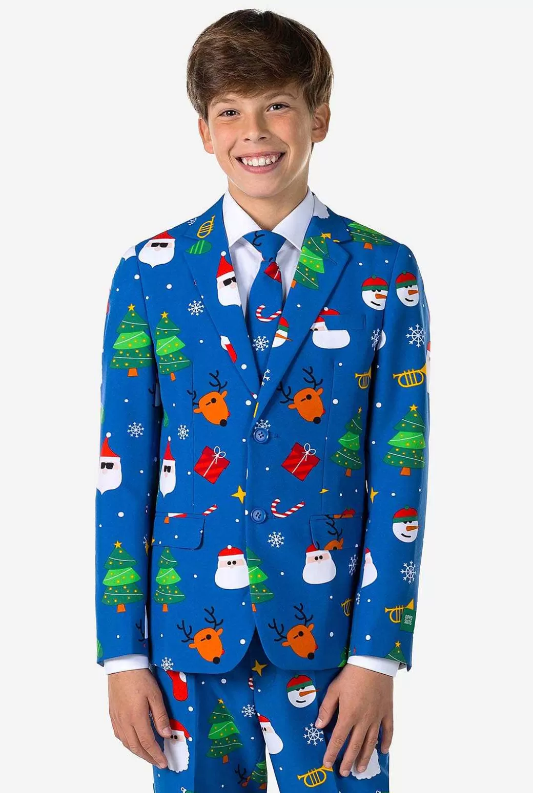 OppoSuits Kerst Pakken^Festivity Blue