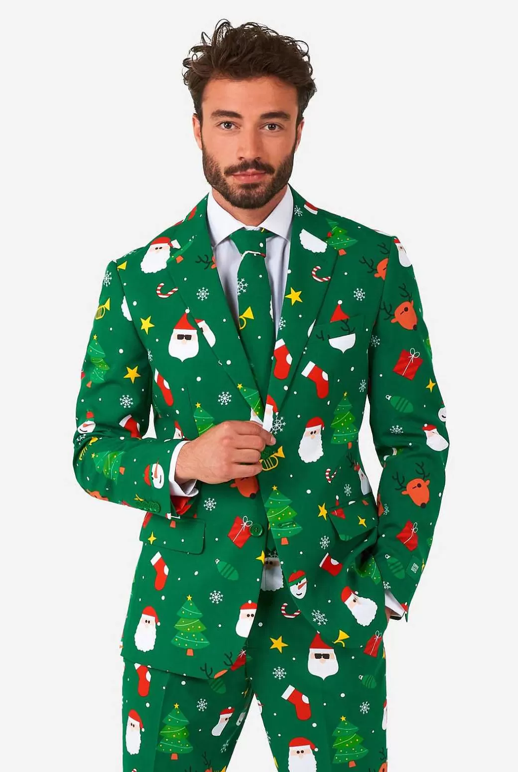 OppoSuits Kerstpakken^Festivity Green