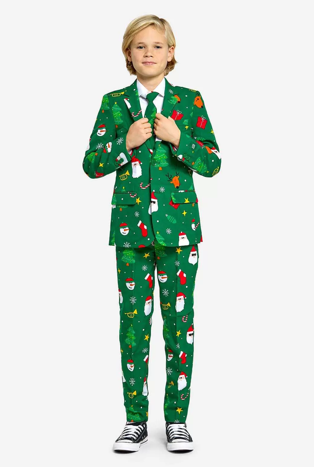 OppoSuits Kerst Pakken^Festivity Green