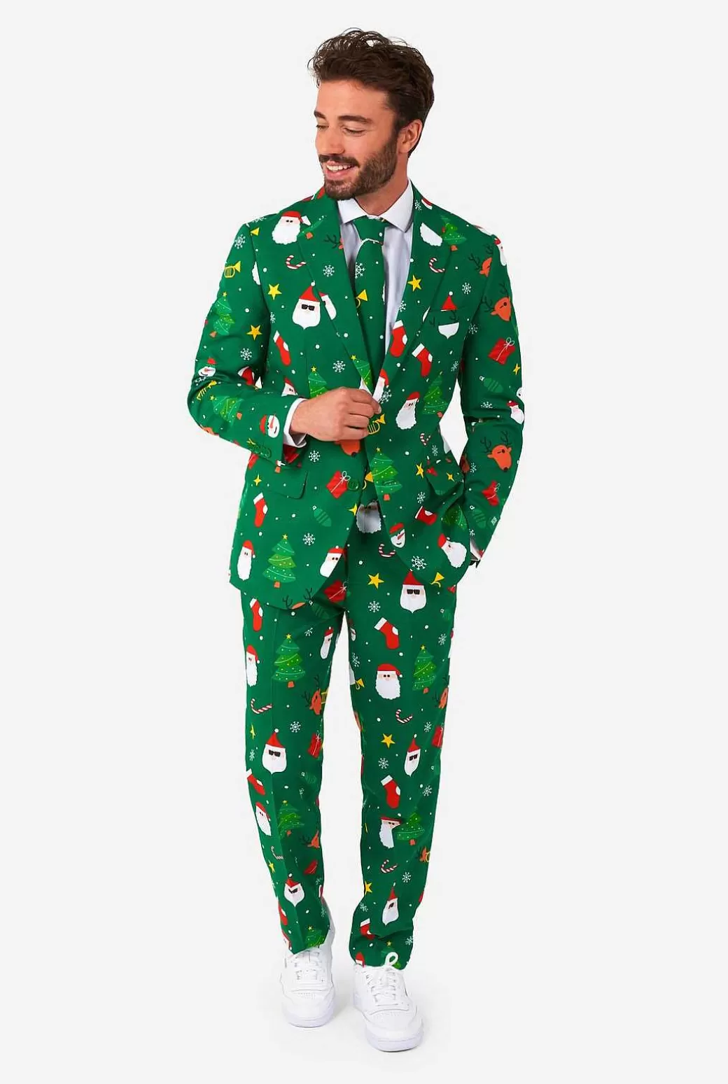 OppoSuits Kerstpakken^Festivity Green