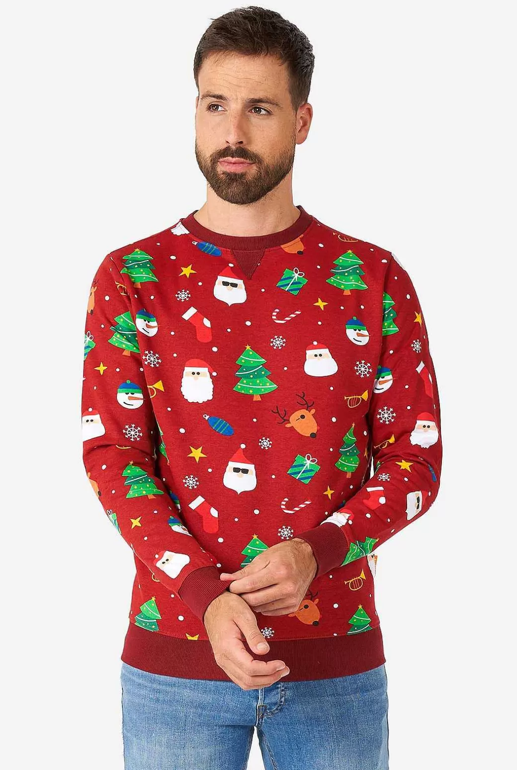 OppoSuits Kerst Sweaters^Festivity Red