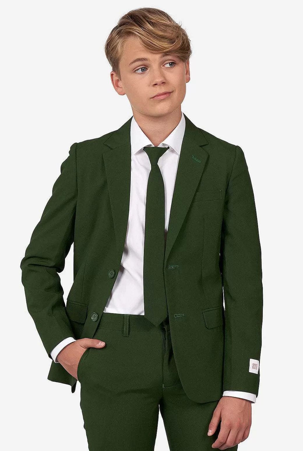 OppoSuits Effen Gekleurde Pakken^Glorious Green