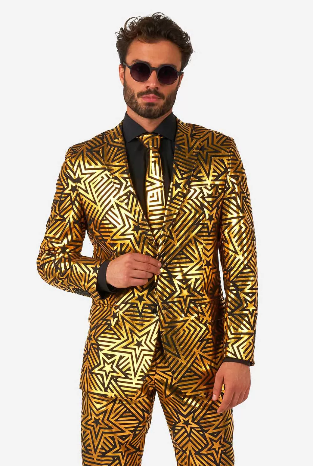 OppoSuits Trouwpakken^Golden Geo Star