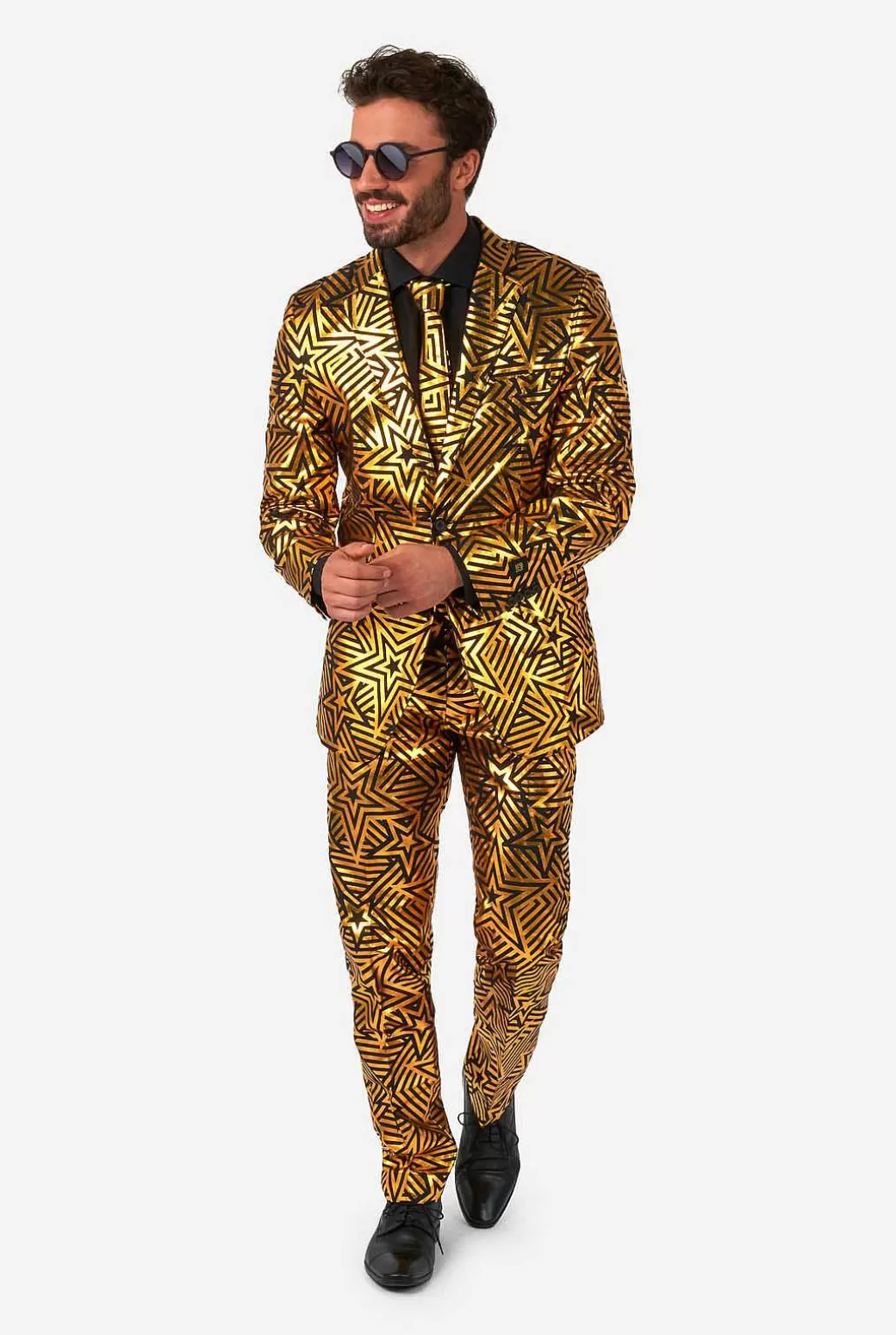 OppoSuits Trouwpakken^Golden Geo Star