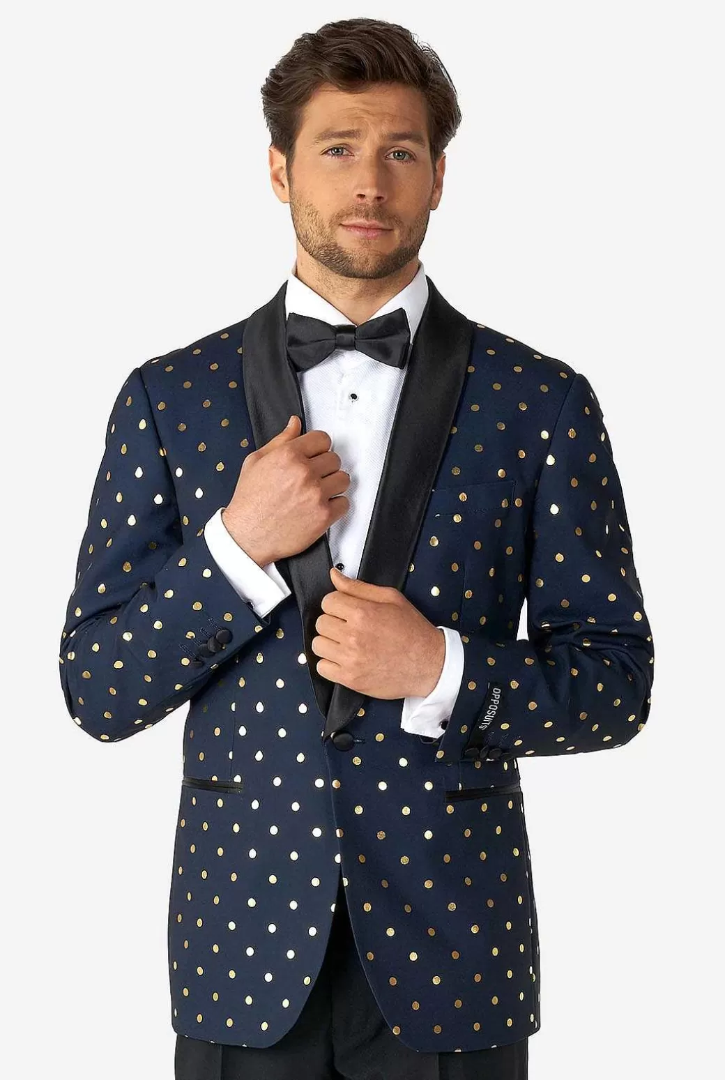 OppoSuits Kerst Smokings^Goldy Dots