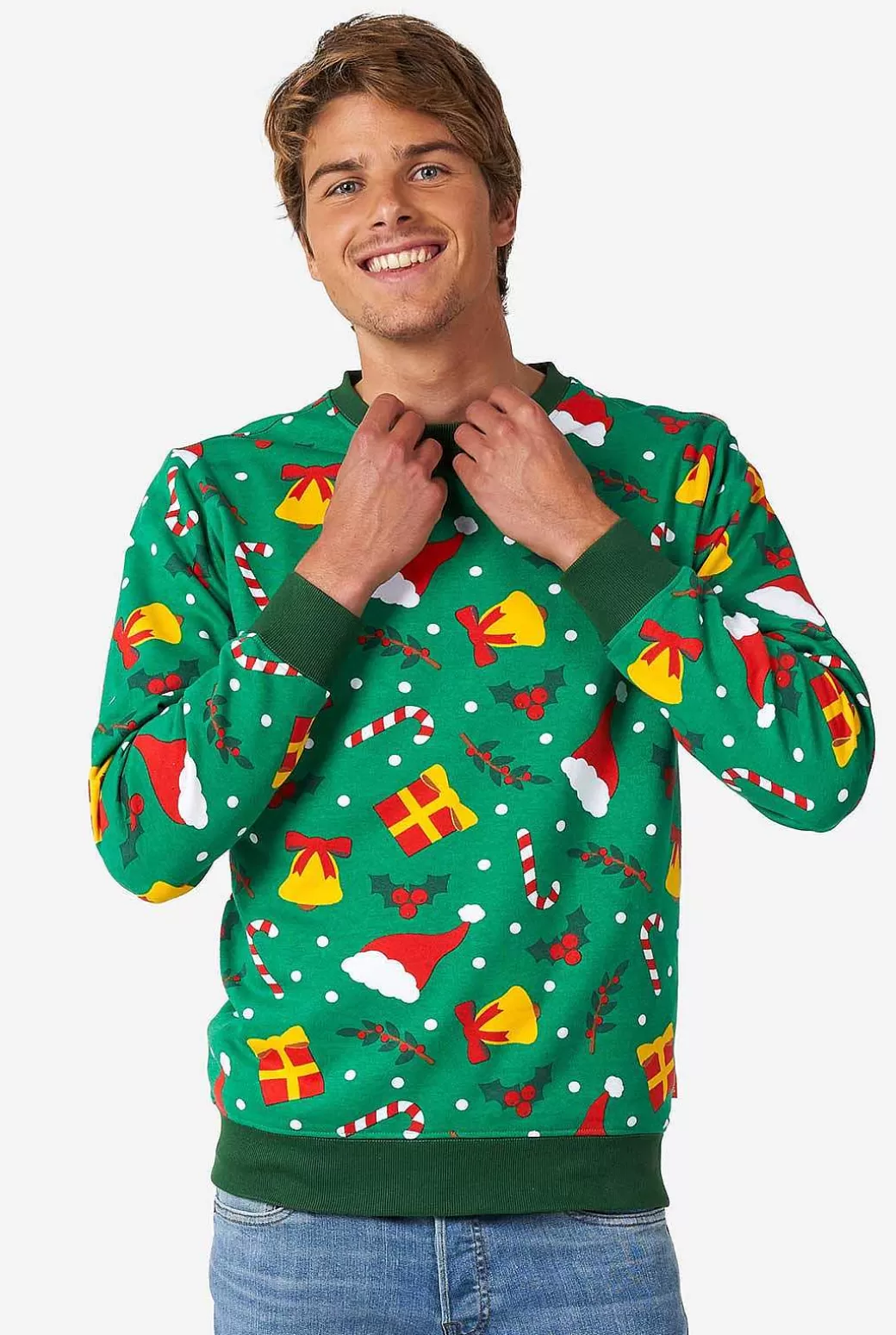 OppoSuits Kerst Sweaters^Holiday Greenish