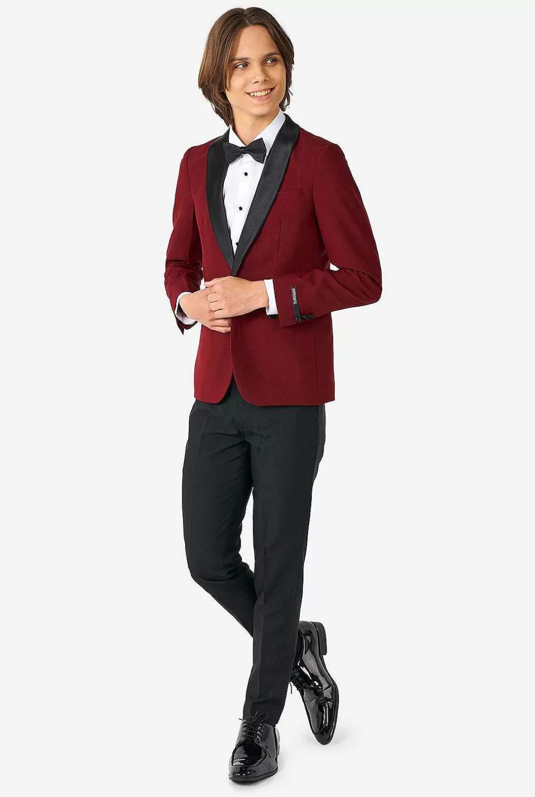 OppoSuits Kerst Pakken^Hot Burgundy