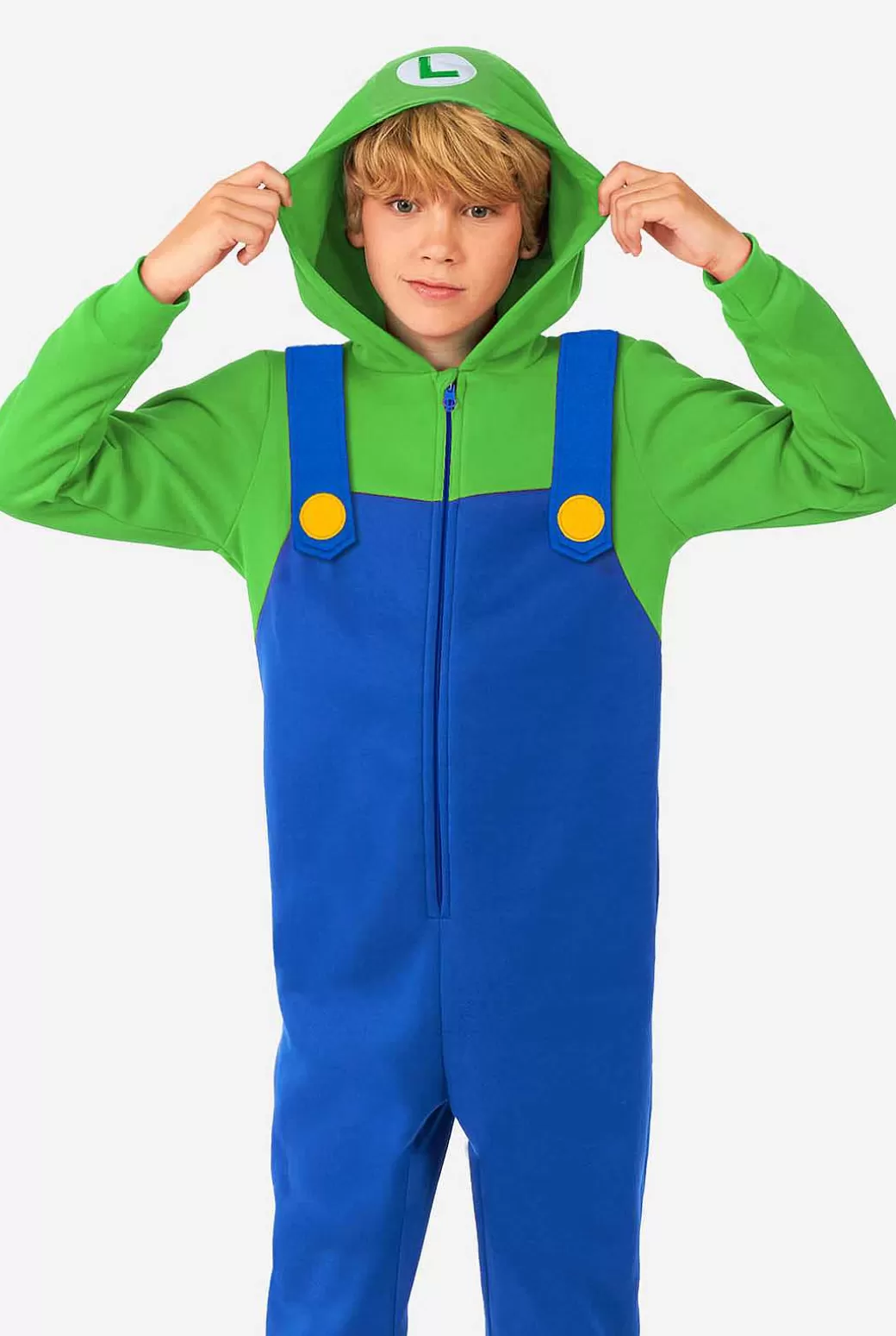 OppoSuits Super Mario Onesies^Luigi