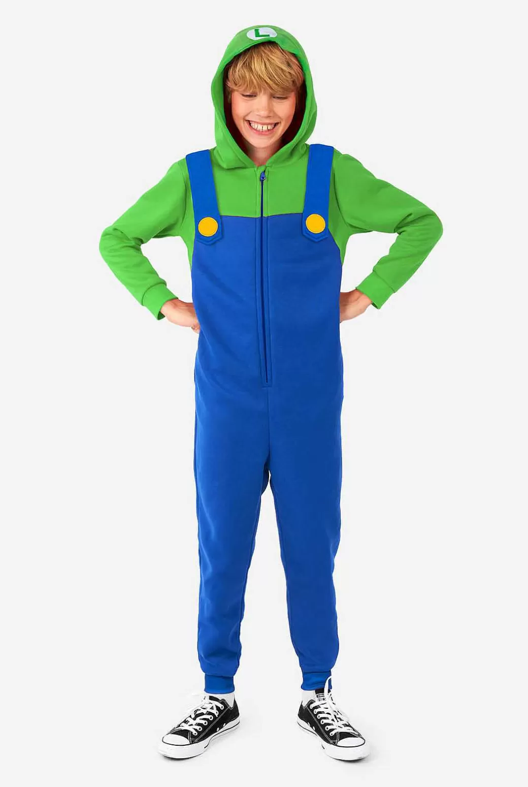 OppoSuits Super Mario Onesies^Luigi