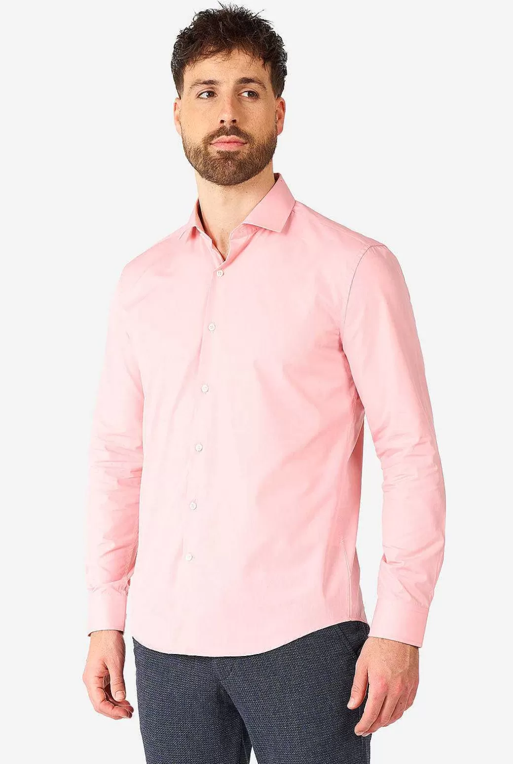 OppoSuits Effen Gekleurde Overhemden^Lush Blush