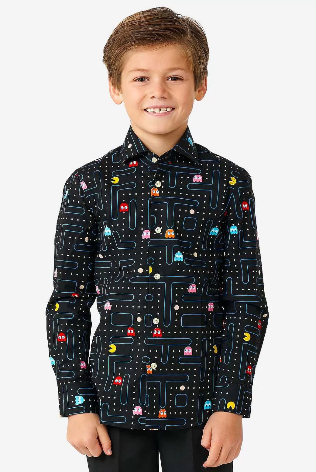 OppoSuits Casual Overhemden^Pac-Man