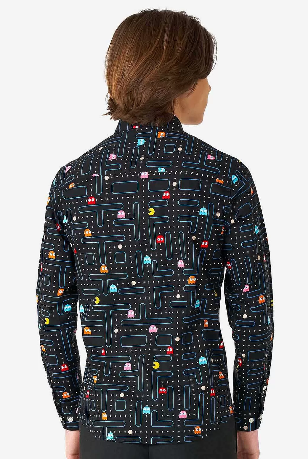 OppoSuits Casual Overhemden^Pac-Man