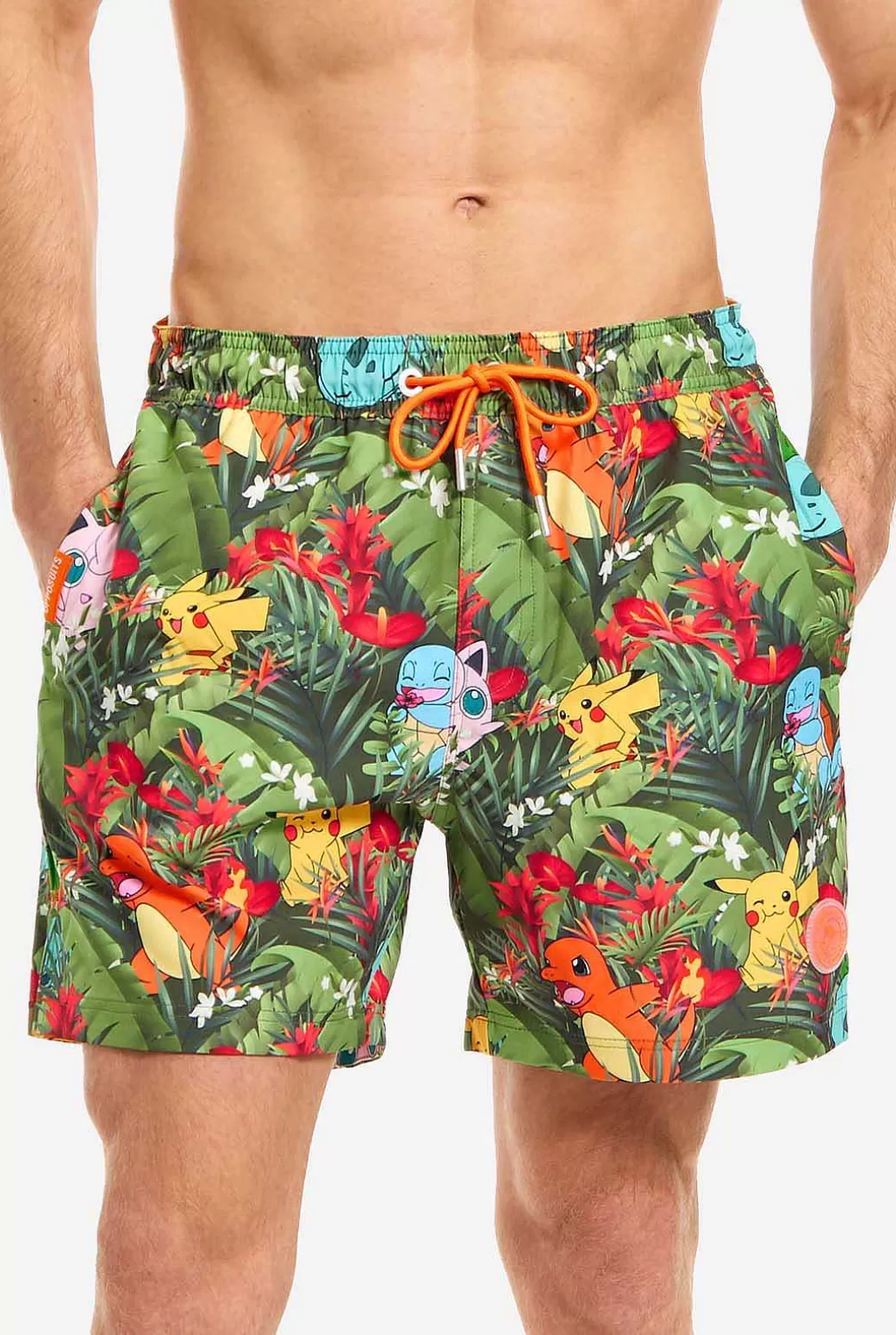 OppoSuits Zwembroeken^Pokemon Tropical Forest