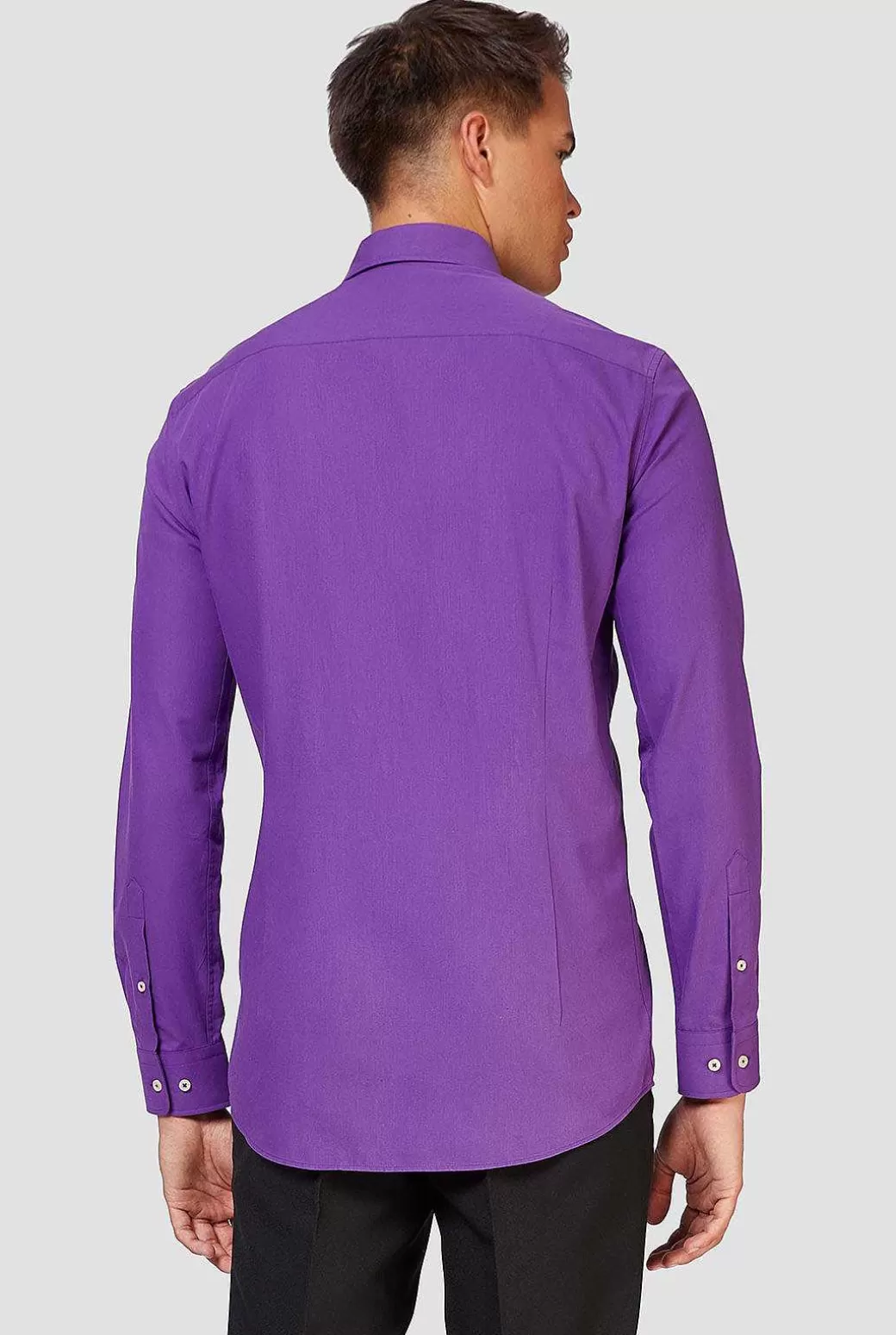 OppoSuits Effen Gekleurde Overhemden^Purple Prince