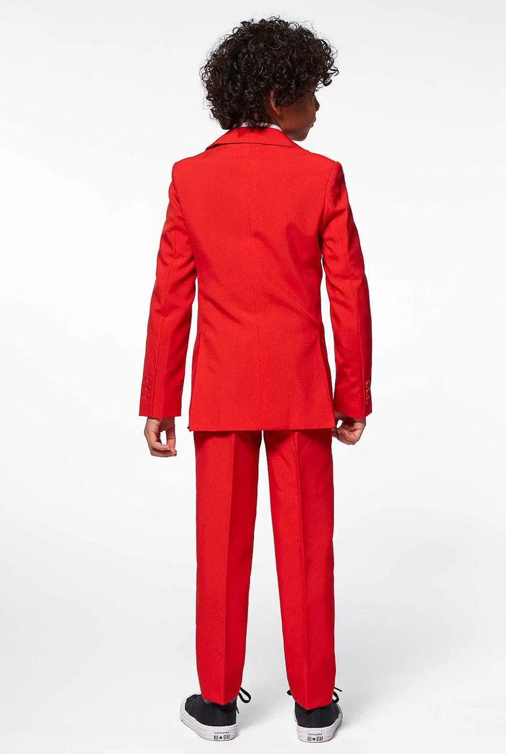 OppoSuits Effen Gekleurde Pakken^Red Devil