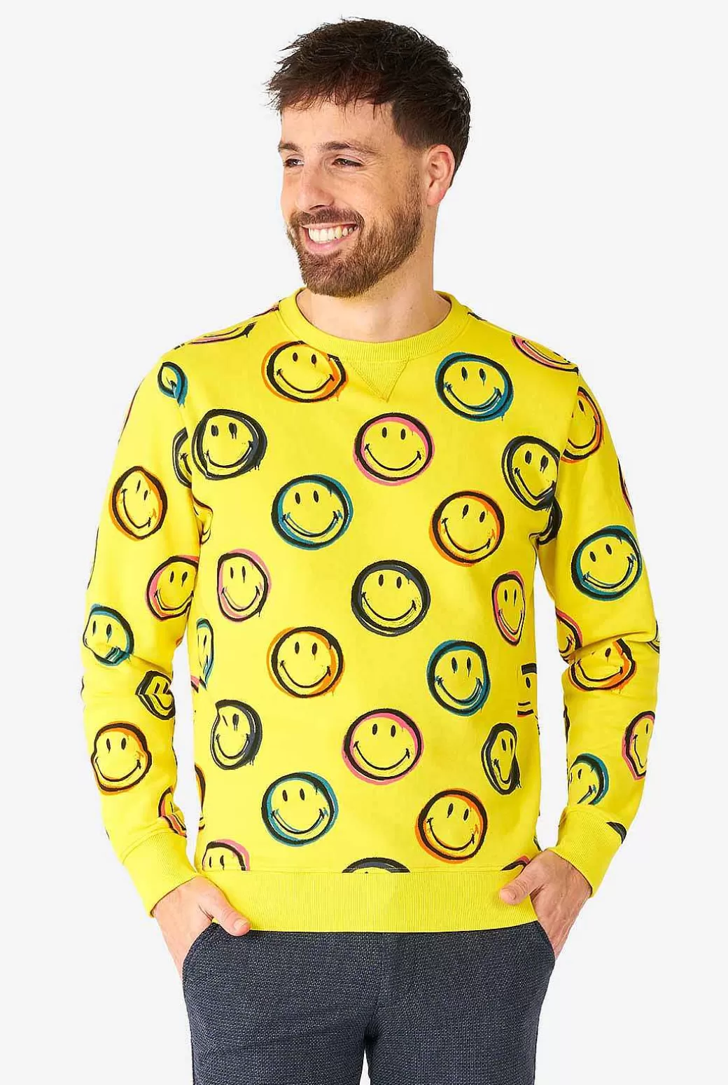 OppoSuits Carnavals Sweaters^Smiley® Smudge