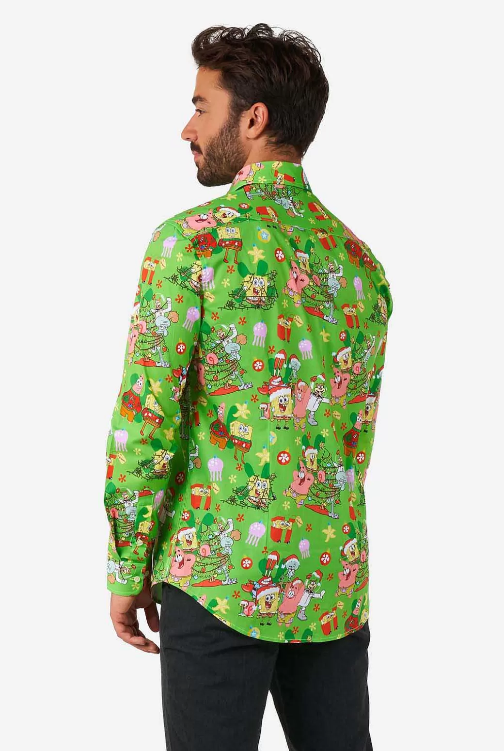 OppoSuits Casual Overhemden^Spongebob Christmas