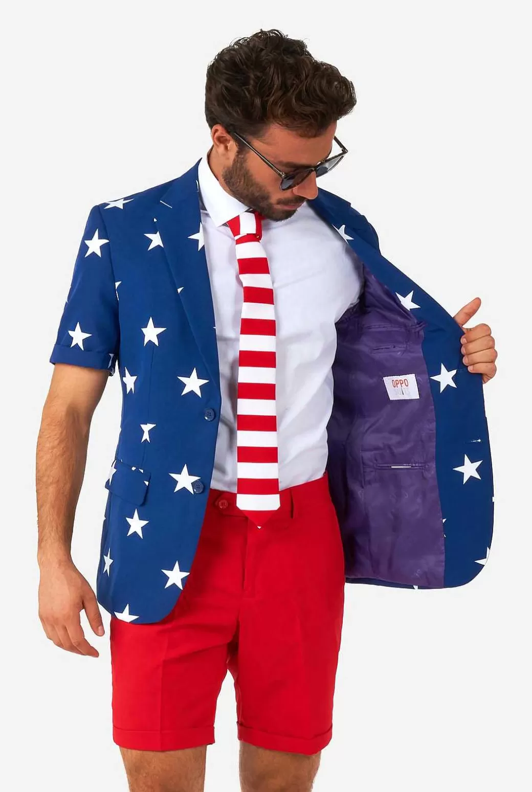 OppoSuits Trouwpakken^Stars And Stripes