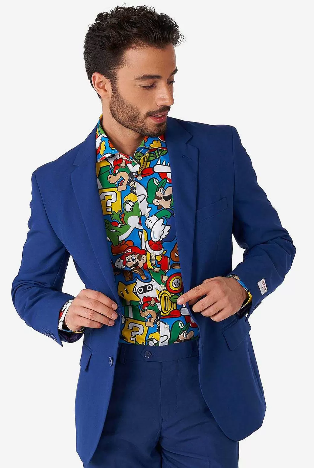 OppoSuits Casual Overhemden^Super Mario