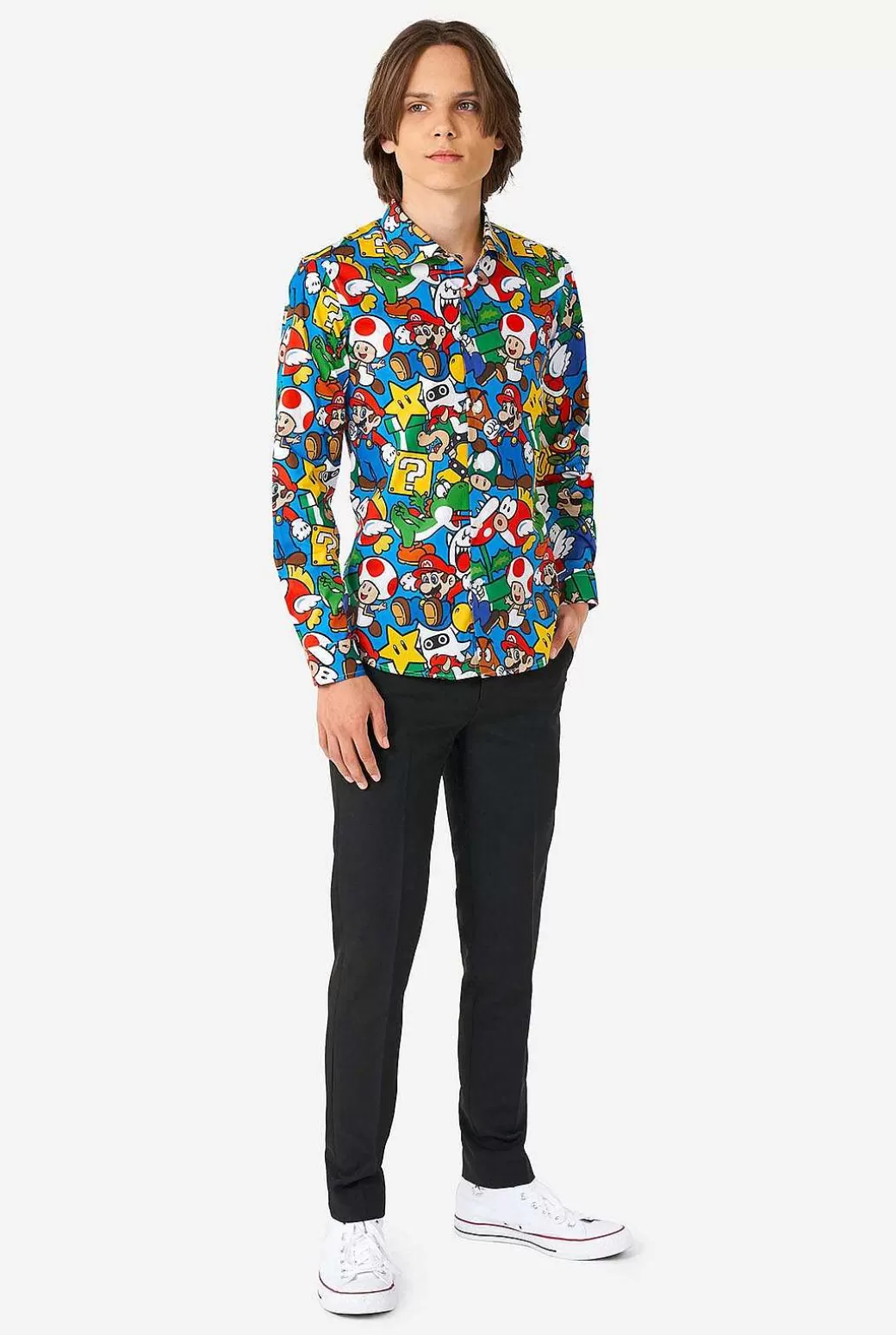 OppoSuits Casual Overhemden^Super Mario