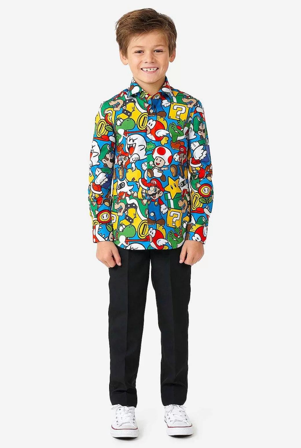 OppoSuits Casual Overhemden^Super Mario