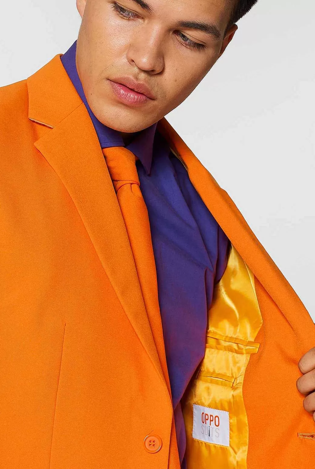 OppoSuits Effen Gekleurde Pakken^The Orange