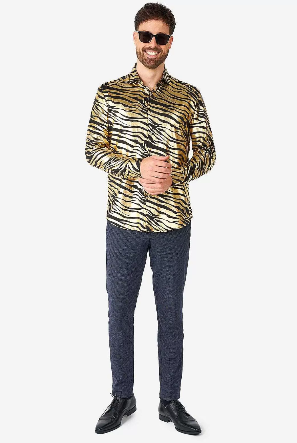 OppoSuits Casual Overhemden^Tiger Shiner