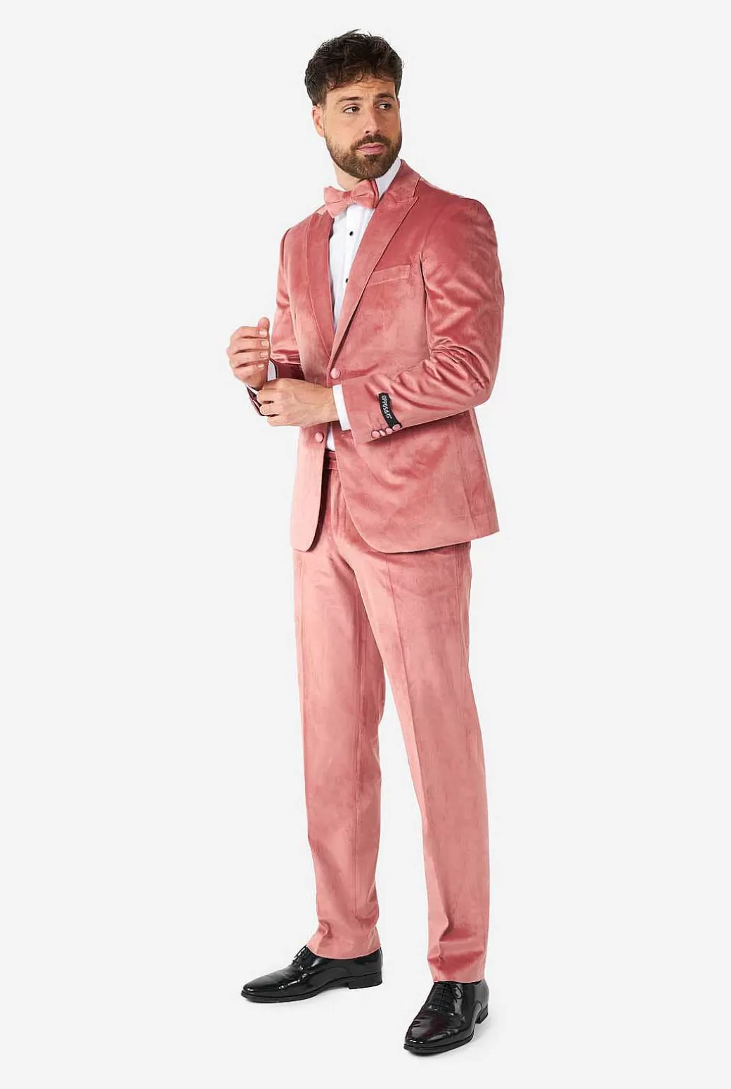 OppoSuits Kerst Smokings^Vintage Pink Velvet