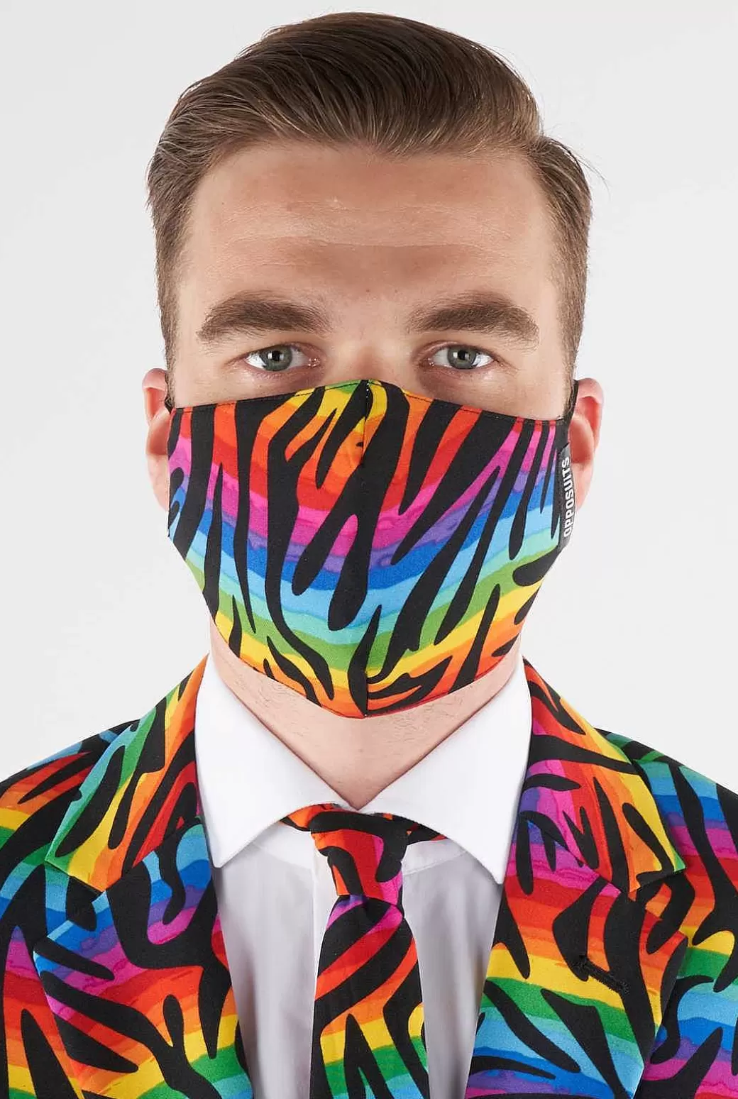 OppoSuits Mondkapjes^Wild Rainbow