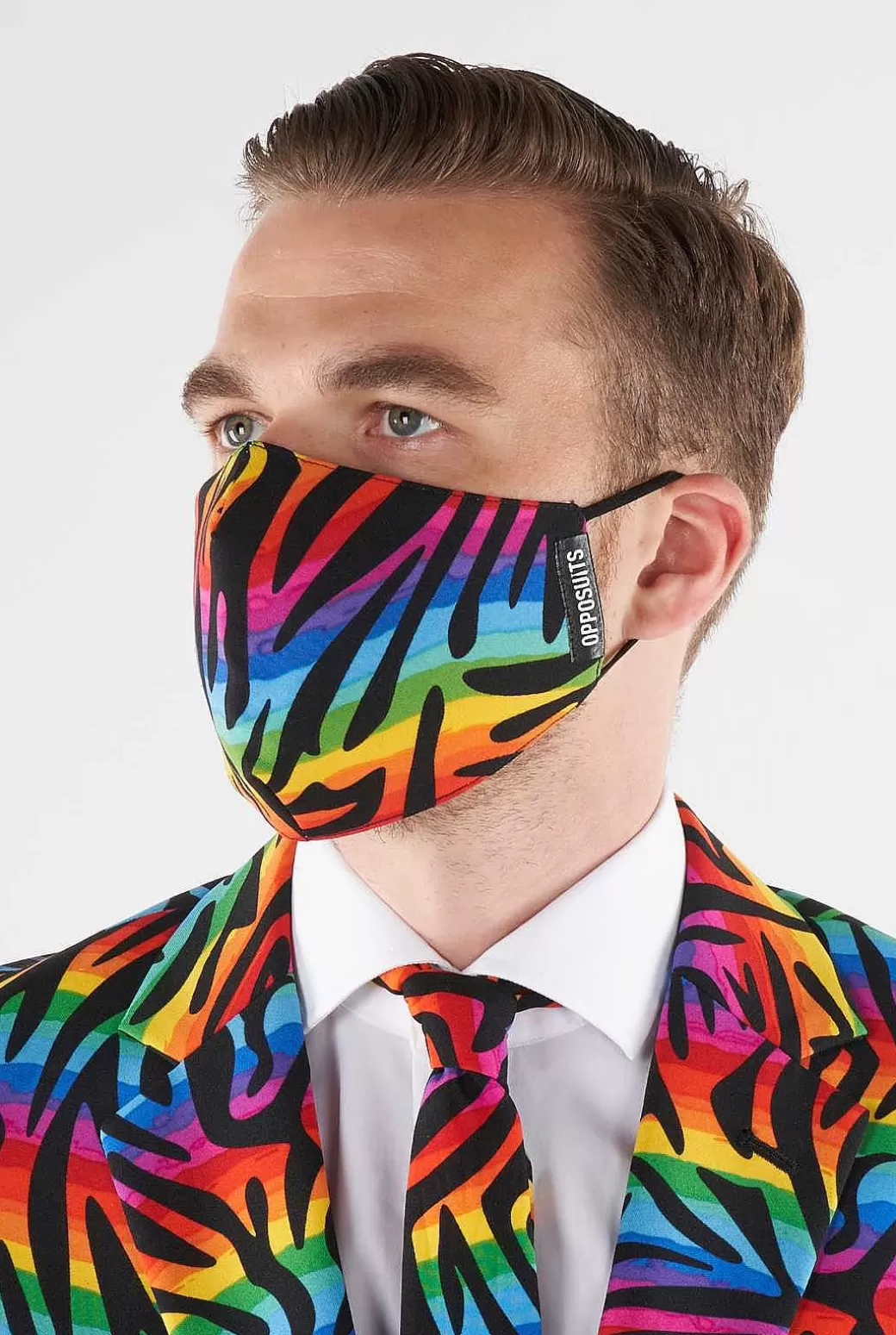 OppoSuits Mondkapjes^Wild Rainbow