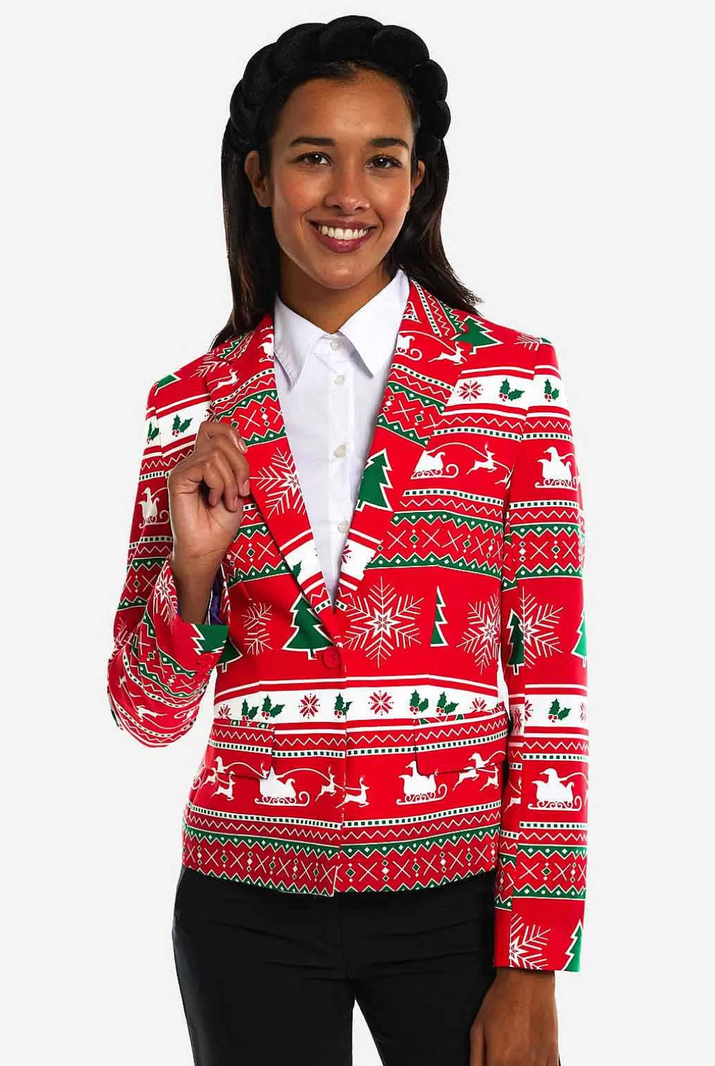 OppoSuits Kerstblazers^Winter Woman